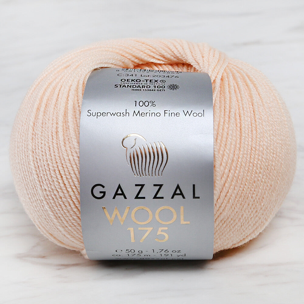 Gazzal Wool 175 50gr Pudra El Örgü İpi - 341